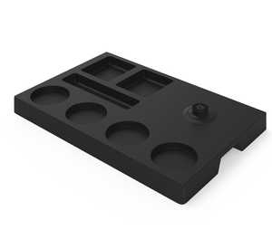  Electric Black Hotel Kettle Tray With Burner
